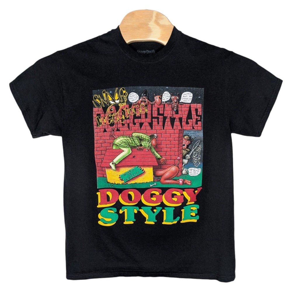 Snoop Dogg DoggyStyle T Shirt Medium Album Cover Music Death Row Records Graphic